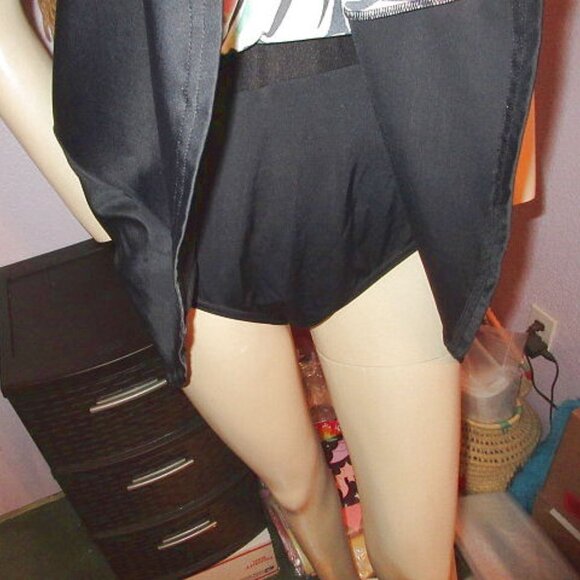 Fit 4 Ur Thighs Swim Dress Size 18W One Piece Airbrush Floral Slimming Minimizer - Picture 4 of 11